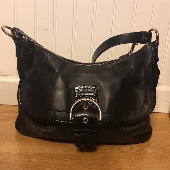 Coach Handbags - Coach Soho Leather Black Shoulder Bag